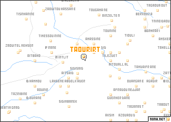 map of Taourirt