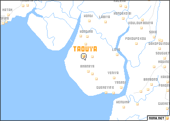 map of Taouya