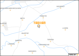 map of Taoxian