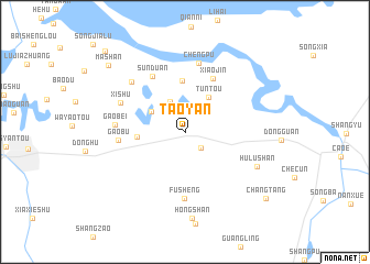 map of Taoyan