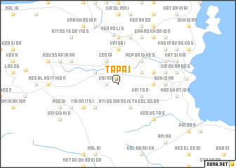 map of Tápai