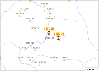 map of Tapal