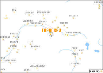 map of Tapankau