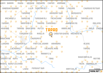 map of Ta-pao