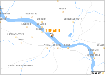 map of Tapera