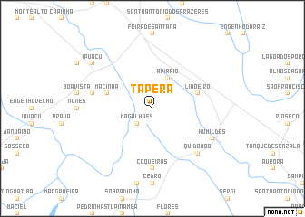 map of Tapera