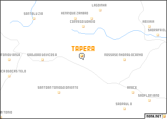 map of Tapera