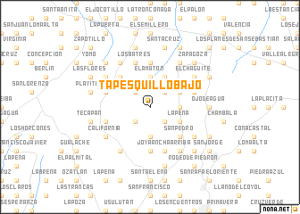 map of Tapesquillo Bajo