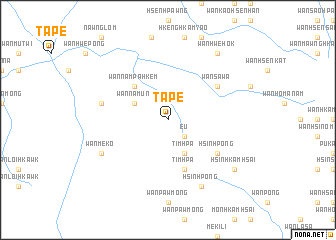 map of Tā-pe