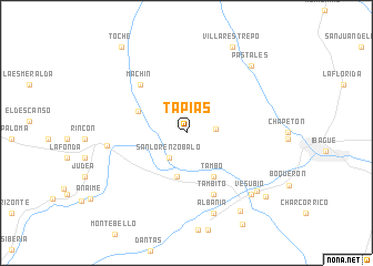 map of Tapias