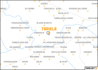 map of Tapiela