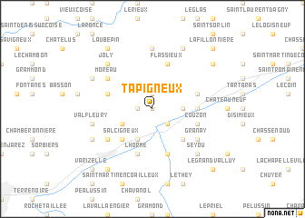 map of Tapigneux