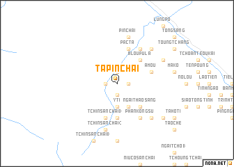 map of Ta Pin Chải