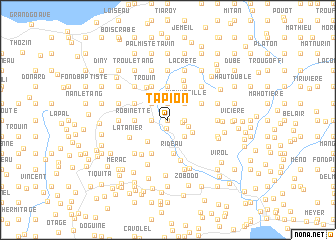 map of Tapion