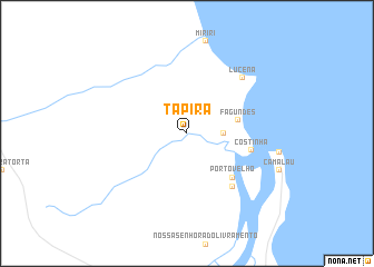 map of Tapira