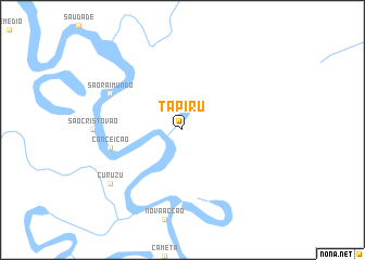 map of Tapiru