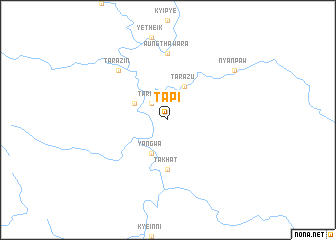 map of Tapi