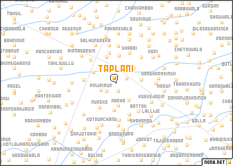 map of Taplāni