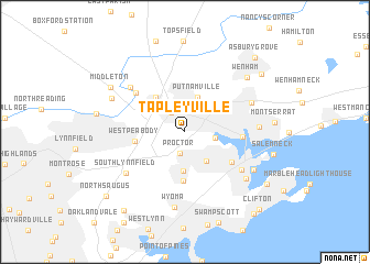 map of Tapleyville