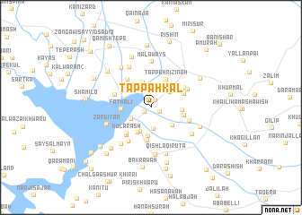 map of Tappah Kal