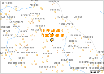 map of Tappeh Būr