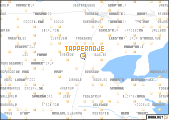 map of Tappernøje