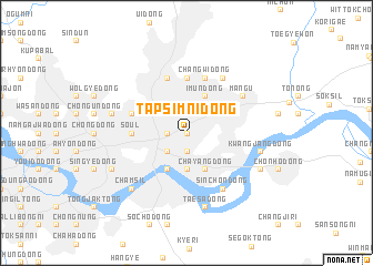map of Tapsimni-dong