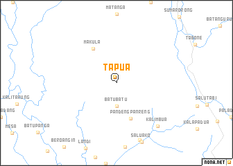 map of Tapua