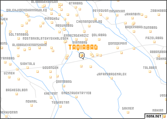 map of Taqīābād