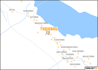 map of Taqīābād