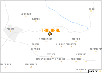 map of Taquaral