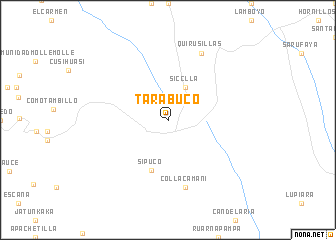 map of Tarabuco