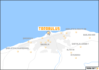 map of Ţarābulus