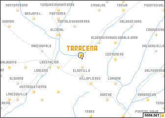 map of Taracena