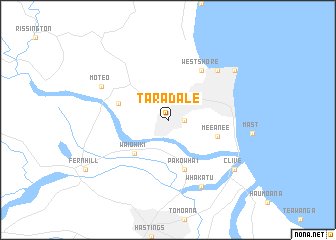map of Taradale