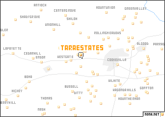 map of Tara Estates