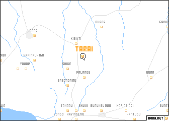 map of Tarai