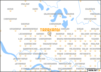 map of Tārākāndi