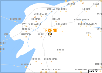 map of Tarāmīn