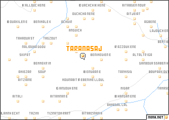 map of Taranasaj