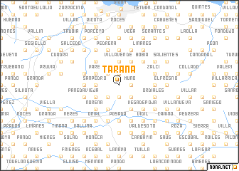 map of Taraña