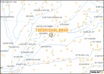 map of Ţarānīsh al Baḩr