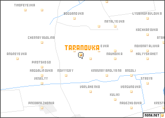 map of Taranovka