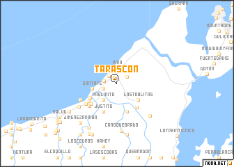 map of Tarascón