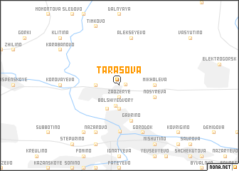 map of Tarasova