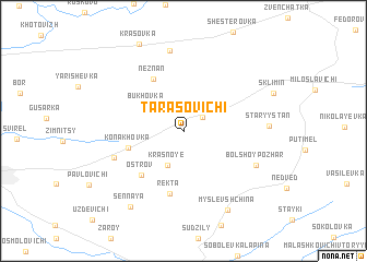 map of Tarasovichi