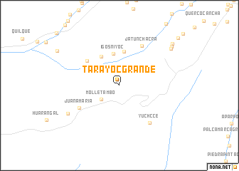 map of Tarayoc Grande