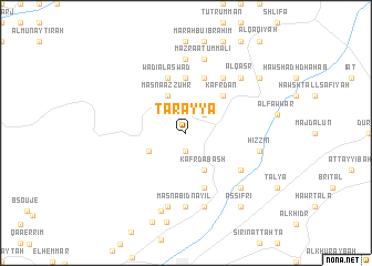 map of Ţārayyā