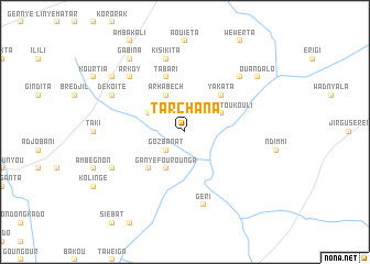 map of Tarchana