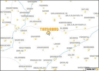 map of Ţardābād